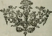 An illustration from The peerage of England : containing a genealogical and historical account of all the peers of England ... : collected from records, old wills, authentick manuscripts, our most approv'd historians, and other authorities (1735)