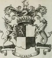 Picture 16 of 82 from The peerage of England : containing a genealogical and historical account of all the peers of England ... : collected from records, old wills, authentick manuscripts, our most approv'd historians, and other authorities (1735), leaf 31