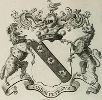 Picture 26 of 82 from The peerage of England : containing a genealogical and historical account of all the peers of England ... : collected from records, old wills, authentick manuscripts, our most approv'd historians, and other authorities (1735), leaf 37
