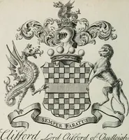 Picture 45 of 82 from The peerage of England : containing a genealogical and historical account of all the peers of England ... : collected from records, old wills, authentick manuscripts, our most approv'd historians, and other authorities (1735), leaf 47