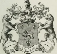 Picture 48 of 82 from The peerage of England : containing a genealogical and historical account of all the peers of England ... : collected from records, old wills, authentick manuscripts, our most approv'd historians, and other authorities (1735), leaf 48