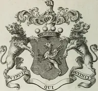 Picture 49 of 82 from The peerage of England : containing a genealogical and historical account of all the peers of England ... : collected from records, old wills, authentick manuscripts, our most approv'd historians, and other authorities (1735), leaf 49