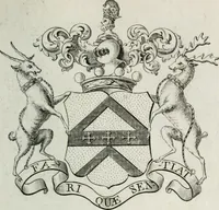 Picture 69 of 82 from The peerage of England : containing a genealogical and historical account of all the peers of England ... : collected from records, old wills, authentick manuscripts, our most approv'd historians, and other authorities (1735), leaf 60