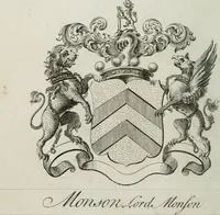 Picture 72 of 82 from The peerage of England : containing a genealogical and historical account of all the peers of England ... : collected from records, old wills, authentick manuscripts, our most approv'd historians, and other authorities (1735), leaf 61