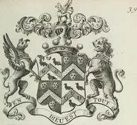 Picture 73 of 82 from The peerage of England : containing a genealogical and historical account of all the peers of England ... : collected from records, old wills, authentick manuscripts, our most approv'd historians, and other authorities (1735), leaf 62