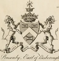 An illustration from The peerage of Ireland : or, A genealogical history of the present nobility of that kingdom (1789)