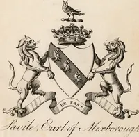 An illustration from The peerage of Ireland : or, A genealogical history of the present nobility of that kingdom (1789)