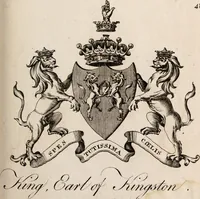 An illustration from The peerage of Ireland : or, A genealogical history of the present nobility of that kingdom (1789)
