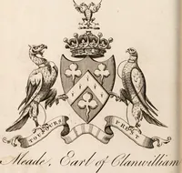 An illustration from The peerage of Ireland : or, A genealogical history of the present nobility of that kingdom (1789)
