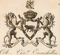 An illustration from The peerage of Ireland : or, A genealogical history of the present nobility of that kingdom (1789)