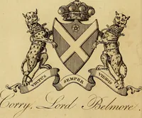 An illustration from The peerage of Ireland : or, A genealogical history of the present nobility of that kingdom (1789)