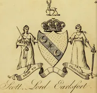 An illustration from The peerage of Ireland : or, A genealogical history of the present nobility of that kingdom (1789)