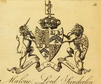 An illustration from The peerage of Ireland : or, A genealogical history of the present nobility of that kingdom (1789)
