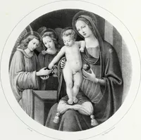 An illustration from Peintres primitifs; collection de tableaux rapportee d'Italie et publiee par le chevalier Artaud de Montor.. (1843)