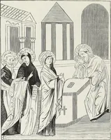 An illustration from Peintres primitifs; collection de tableaux rapportee d'Italie et publiee par le chevalier Artaud de Montor.. (1843)