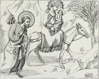 An illustration from Peintres primitifs; collection de tableaux rapportee d'Italie et publiee par le chevalier Artaud de Montor.. (1843)