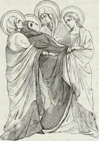 An illustration from Peintres primitifs; collection de tableaux rapportee d'Italie et publiee par le chevalier Artaud de Montor.. (1843)