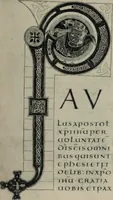 An illustration from Peintures et initiales de la première [et seconde] Bible de Charles le Chauve (1911)
