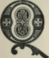 An illustration from Peintures et initiales de la première [et seconde] Bible de Charles le Chauve (1911)