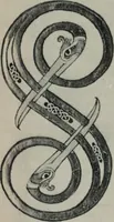 An illustration from Peintures et initiales de la première [et seconde] Bible de Charles le Chauve (1911)