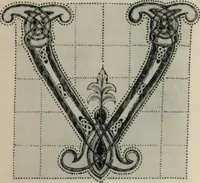 An illustration from Peintures et initiales de la première [et seconde] Bible de Charles le Chauve (1911)