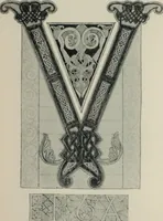 An illustration from Peintures et initiales de la première [et seconde] Bible de Charles le Chauve (1911)