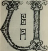 An illustration from Peintures et initiales de la première [et seconde] Bible de Charles le Chauve (1911)