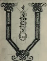 An illustration from Peintures et initiales de la première [et seconde] Bible de Charles le Chauve (1911)
