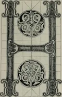 An illustration from Peintures et initiales de la première [et seconde] Bible de Charles le Chauve (1911)