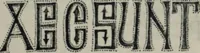An illustration from Peintures et initiales de la première [et seconde] Bible de Charles le Chauve (1911)