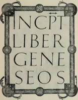 An illustration from Peintures et initiales de la première [et seconde] Bible de Charles le Chauve (1911)