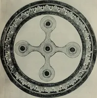 An illustration from Peintures et initiales de la première [et seconde] Bible de Charles le Chauve (1911)