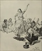 An illustration from Pen drawing and pen draughtsmen : their work and their methods : a study of the art today with technical suggestions (1920)