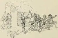 An illustration from Pen drawing and pen draughtsmen : their work and their methods : a study of the art today with technical suggestions (1920)