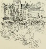 An illustration from Pen drawing and pen draughtsmen : their work and their methods : a study of the art today with technical suggestions (1920)