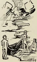 An illustration from Pen drawing and pen draughtsmen : their work and their methods : a study of the art today with technical suggestions (1920)