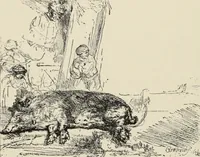 An illustration from Pen drawing and pen draughtsmen : their work and their methods : a study of the art today with technical suggestions (1920)