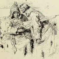 An illustration from Pen drawing and pen draughtsmen : their work and their methods : a study of the art today with technical suggestions (1920)