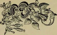 An illustration from The penman's hand-book : for penmen and students, embracing a history of writing ... many complete alphabets ... ; Also, Chapters on teaching penmanship, business letter writing, off-hand flourishing ... etc. (1883)