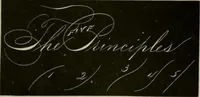 Picture 132 of 186 from The penman's hand-book : for penmen and students, embracing a history of writing ... many complete alphabets ... ; Also, Chapters on teaching penmanship, business letter writing, off-hand flourishing ... etc. (1883), leaf 125
