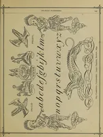 An illustration from The penman's hand-book : for penmen and students, embracing a history of writing ... many complete alphabets ... ; Also, Chapters on teaching penmanship, business letter writing, off-hand flourishing ... etc. (1883)