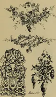 An illustration from The penman's hand-book : for penmen and students, embracing a history of writing ... many complete alphabets ... ; Also, Chapters on teaching penmanship, business letter writing, off-hand flourishing ... etc. (1883)