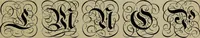An illustration from The penman's hand-book : for penmen and students, embracing a history of writing ... many complete alphabets ... ; Also, Chapters on teaching penmanship, business letter writing, off-hand flourishing ... etc. (1883)