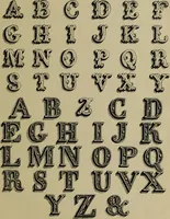 An illustration from The penman's hand-book : for penmen and students, embracing a history of writing ... many complete alphabets ... ; Also, Chapters on teaching penmanship, business letter writing, off-hand flourishing ... etc. (1883)