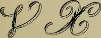 An illustration from The penman's hand-book : for penmen and students, embracing a history of writing ... many complete alphabets ... ; Also, Chapters on teaching penmanship, business letter writing, off-hand flourishing ... etc. (1883)