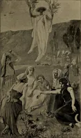 An illustration from Pennsylvania art contributions : State Building, Art Gallery and Woman's Building (1893)