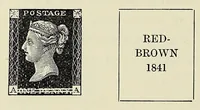 An illustration from The Penny postage jubilee and philatelic history (1891)