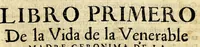 Picture 6 of 6 from Perfecta religiosa : contiene tres libros. Libro I. De la vida de la Madre Geronima de la Asuncion de la Orden de N.M.S. Clara. Fundadora, y primera abadessa de las Descalcas de Manila en Philipinas: dechado perfecto de religiosas, y espejo admirable de todas las virtudes. Libro II. De la oracion, y exercicios, que con exemplo, y doctrina, por escrito, y de palabra enseño la M. Geronima: con documentos, y meditaciones para exercicios espirituales quotidianos, oracion mental, oficio diuino, missa, y rosario, y vn breue catalogo de indulgencias y oraciones iaculatorias. Libro III. De la regla, y constituciones, que con exemplo, y doctrina enseñô, y guardó perfectissimamente la M. Geronima, con declaraciones, resoluciones morales, y doctrinas generales para las religiosas de qualquiera orden, y documentos singulares para la confession y comunion, y escrupulos. Dedicase a la excelentissima señora sor Dorotea de Austria. (1662), leaf 67