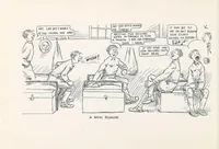 An illustration from Perils of a private : sketches of camp life (1918)