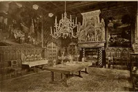 An illustration from Period furnishings; an encyclopedia of historic furniture, decorations and furnishings (1911)